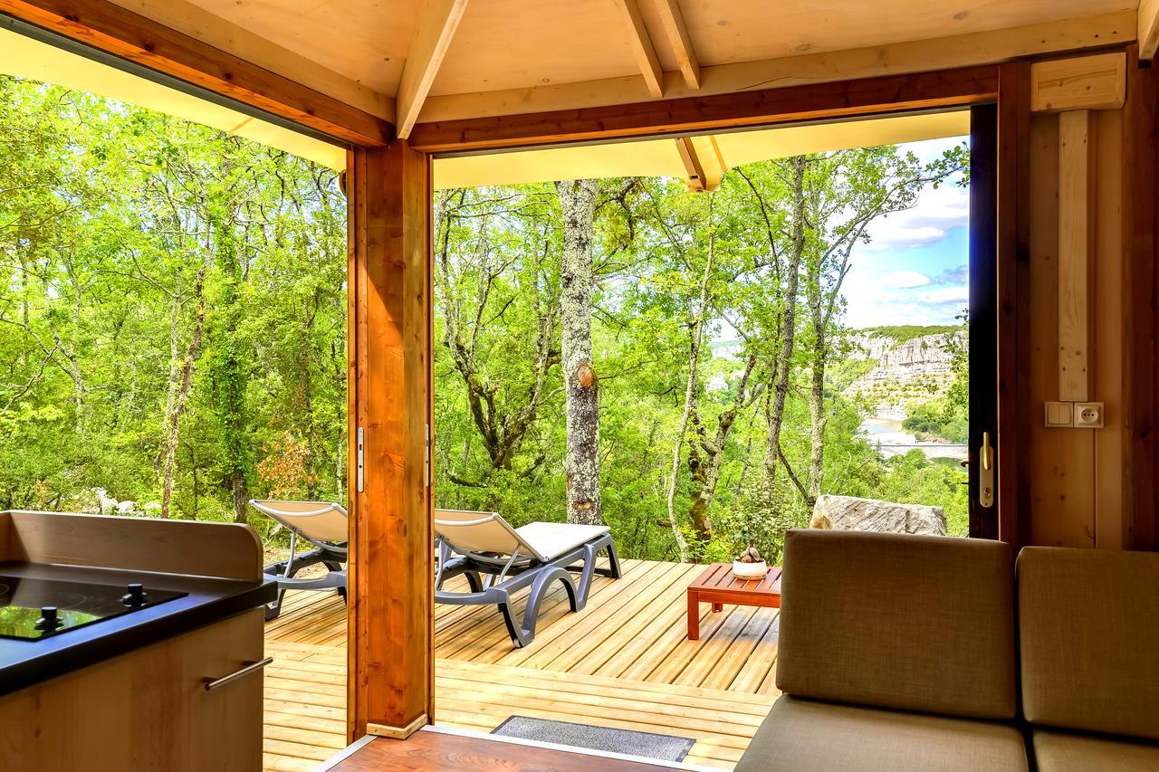 Cabanes Lodges Le Serviere Balazuc Exterior photo